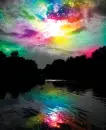colorful clouds