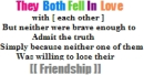 they both fell in love with each other