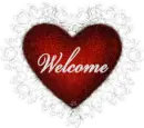 Shimmer heart welcome