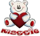 Maggie - heart bear