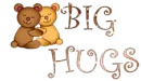big hugs with teddy bears