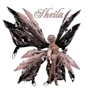 Pink Fairy Butterfly Standing - Sheila