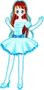 lady in blue