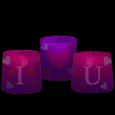 Candles are romantic