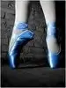 blue shoes