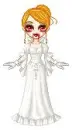 rosalie as vampire in wedding dress