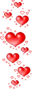 HEARTS DANGLING KAWAII