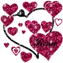 pink hearts