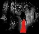 GOTHIC GIRL IN THE WOODS