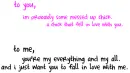 To you,