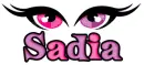 pink purple eyes sadia