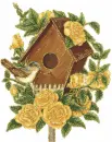 bird house glitter