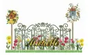 michelle floral fence