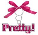 Pendant with bow- Pretty!