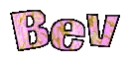 Bev pink and gold