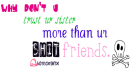 shit friends