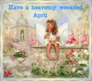 Angel sitting on wall