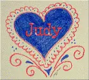 Heart Tagged for Judy