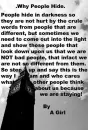 why people hide