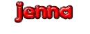 Jenna - Name with hearts