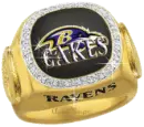 baltimore ravens diamond ring cakes