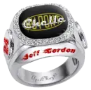 black jeff gordon diamond ring chelle