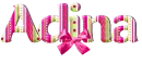 Adina with bow
