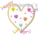 Valentine Cookie - April