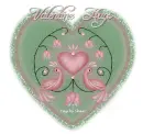 Valentine Hugs-Birds and Hearts