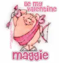 MAGGIE Cupid Piggie Valentine