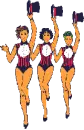 3 women