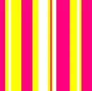 Pink Yellow and White stripes