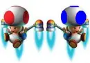 blue and red jetpack toad