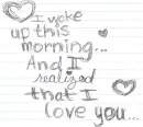 I woke up and realized...