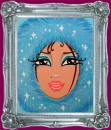 Girl in a picture frame
