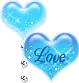 blue hearts