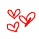 Red hearts <3'