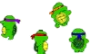 Dancing Ninja Turtles