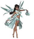 Sparkling Fairy with Flowers - Edith