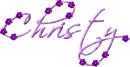 Script Text Sparkled Roses - Christy