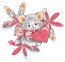 Geared Up Cat - I Love You