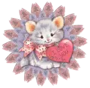 Valentino Spinning Kitty - I Love You
