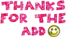 Thanks for the add