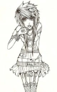 scene girl