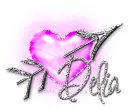 DELIA Heart n Arrow pink