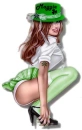 Irish pin-up: Maggie