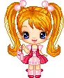 cute pink girl