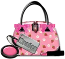 Pink strawberry bag- Monica