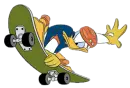 donald skatebording