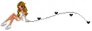 Girl with heart line